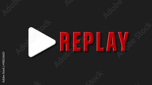 replay vector animated
