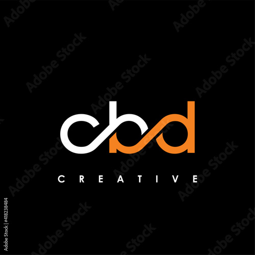 CBD Letter Initial Logo Design Template Vector Illustration