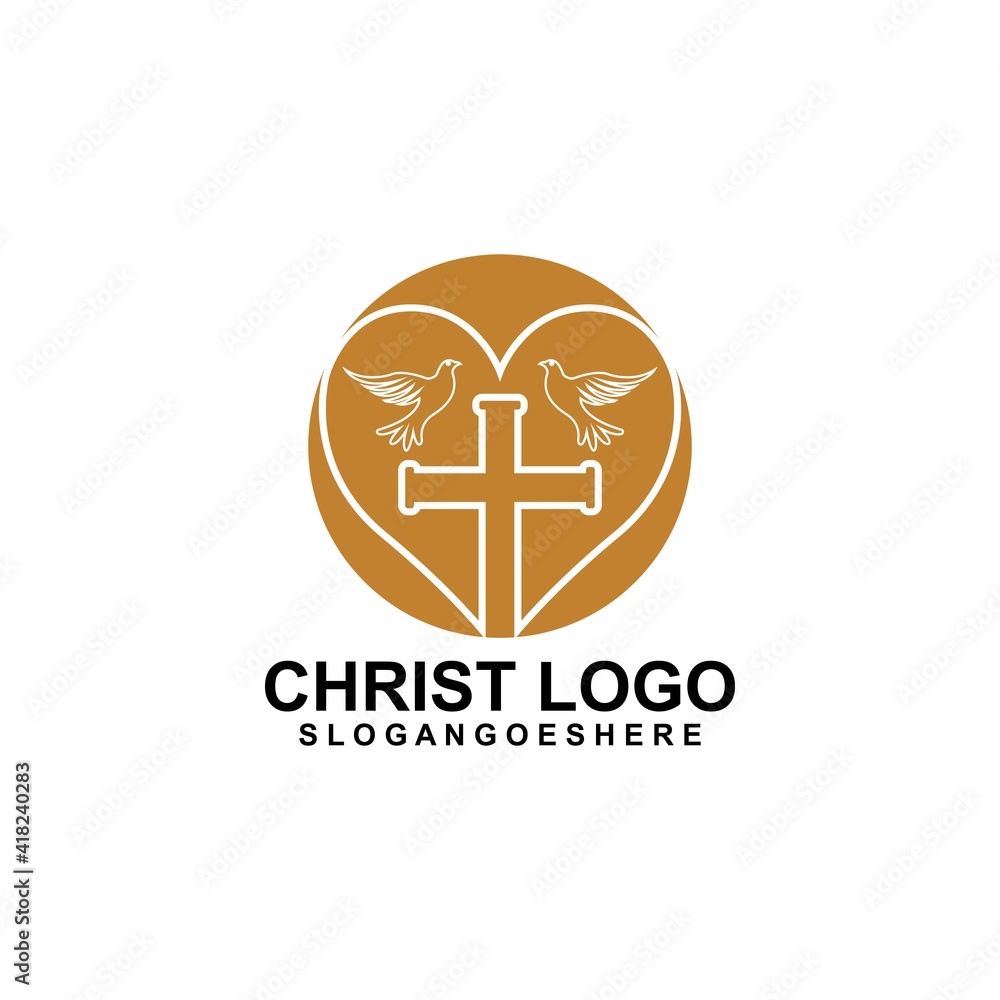Fototapeta premium Church Logo vector template creative icon design