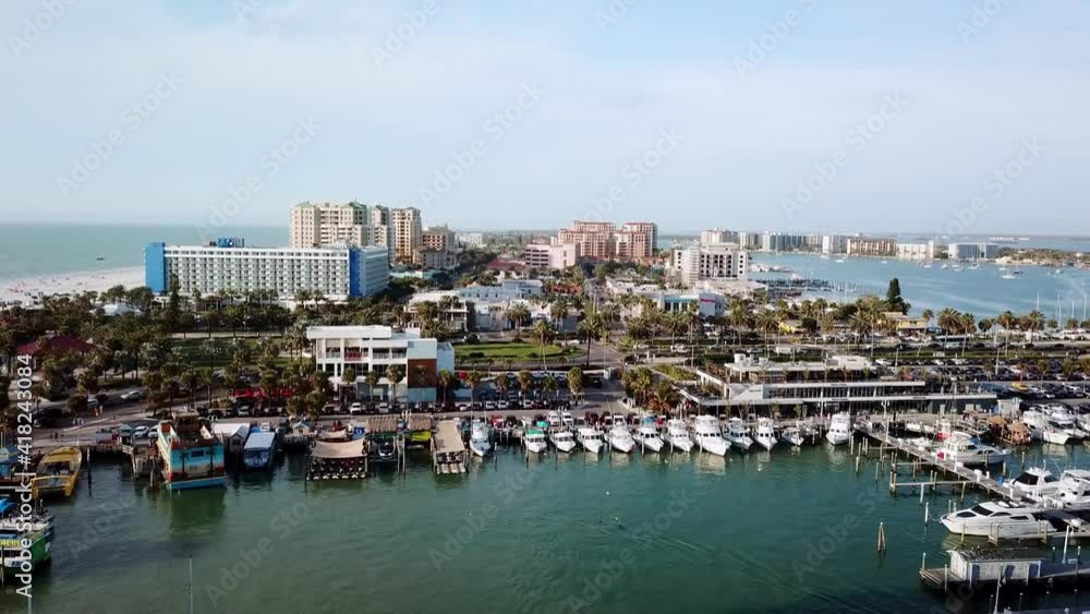 Marina Flyover Clearwater Florida, Clearwater Beach Florida Marina Flyover Clearwater Florida, Clearwater Beach Florida