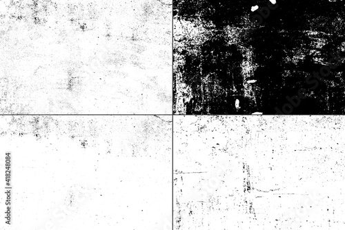 Old broken sanded aged painted facade of rusty smudged grime. Rough edges wrinkled plaster of uneven wall. Cracked chipped messy falling stucco.Dirty textured vintage flaking shabby daub for 3D design