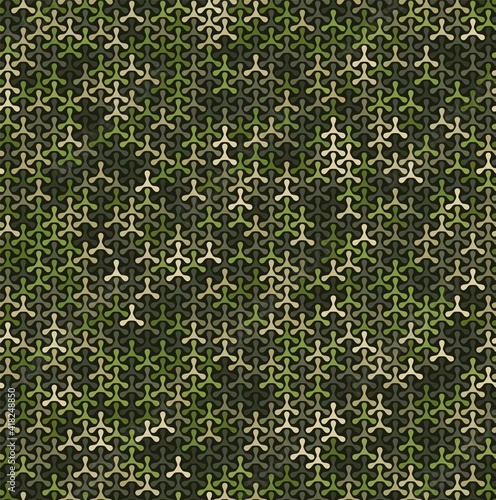 Texture military camouflage seamless pattern. Abstract army vector illustration