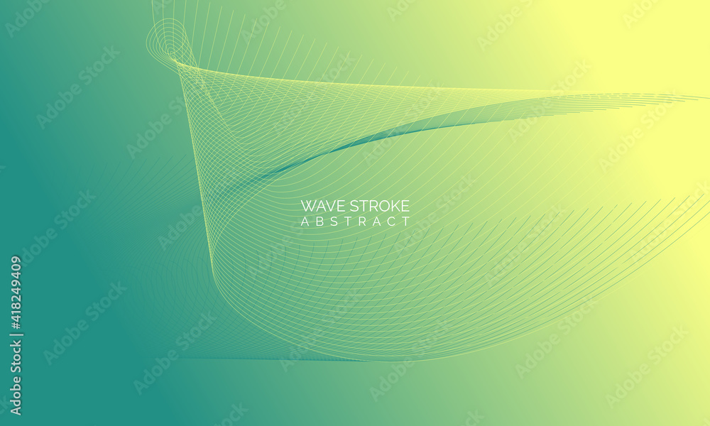 Wave line of flowing particles abstract vector background, smooth curvy shape dots fluid array. 3d shape dots blended mesh, future technology relaxing wallpaper. Wave line of flowing particles abstract vector background, smooth curvy shape dots fluid array. 3d shape dots blended mesh, future technology relaxing wallpaper.