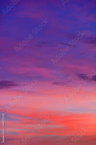 Sunrise sky with beautiful clouds © IreneuszB
