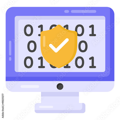 
Web with skull denoting flat icon of malicious website 

