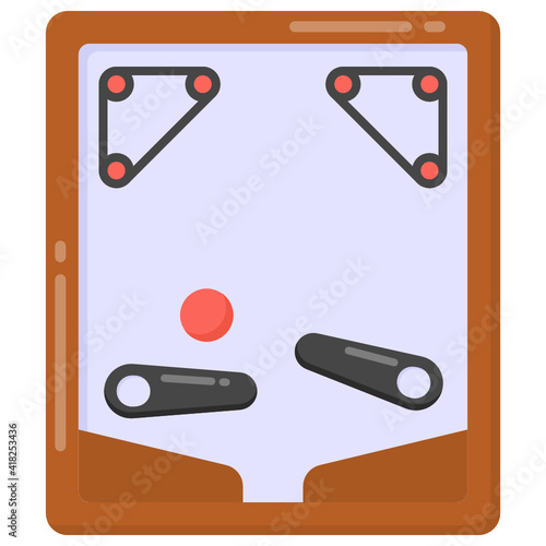 

Pinball flat style icon, gaming machine 


Pinball flat style icon, gaming machine 


