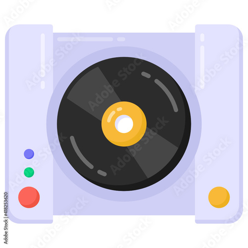 
Cd player fat style icon, gadget 


