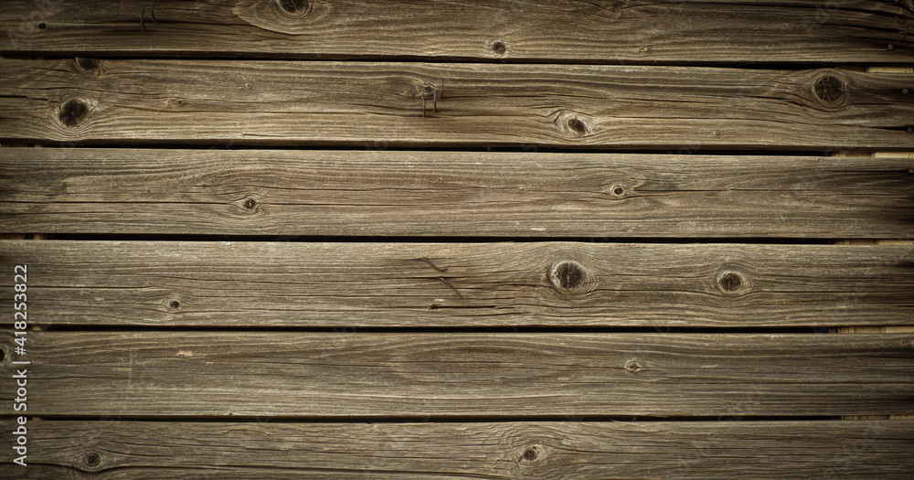 Naklejka premium Holz Brett Hintergrund braun