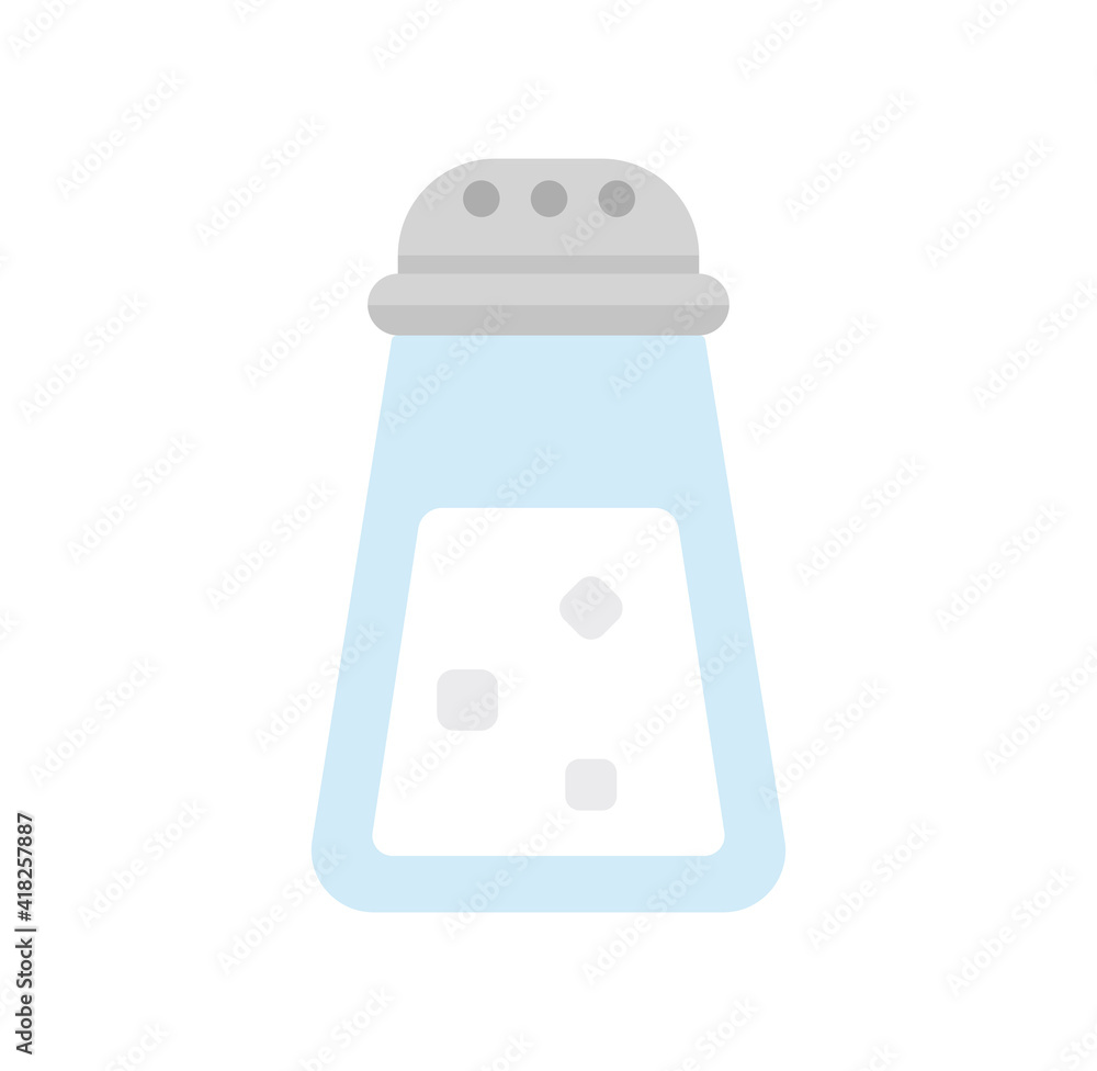 Salt ( seasoning ) vector icon illustration Salt ( seasoning ) vector icon illustration