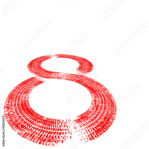 Greeting cards with line.International womans day . 8 march . Handwritten lettering typography