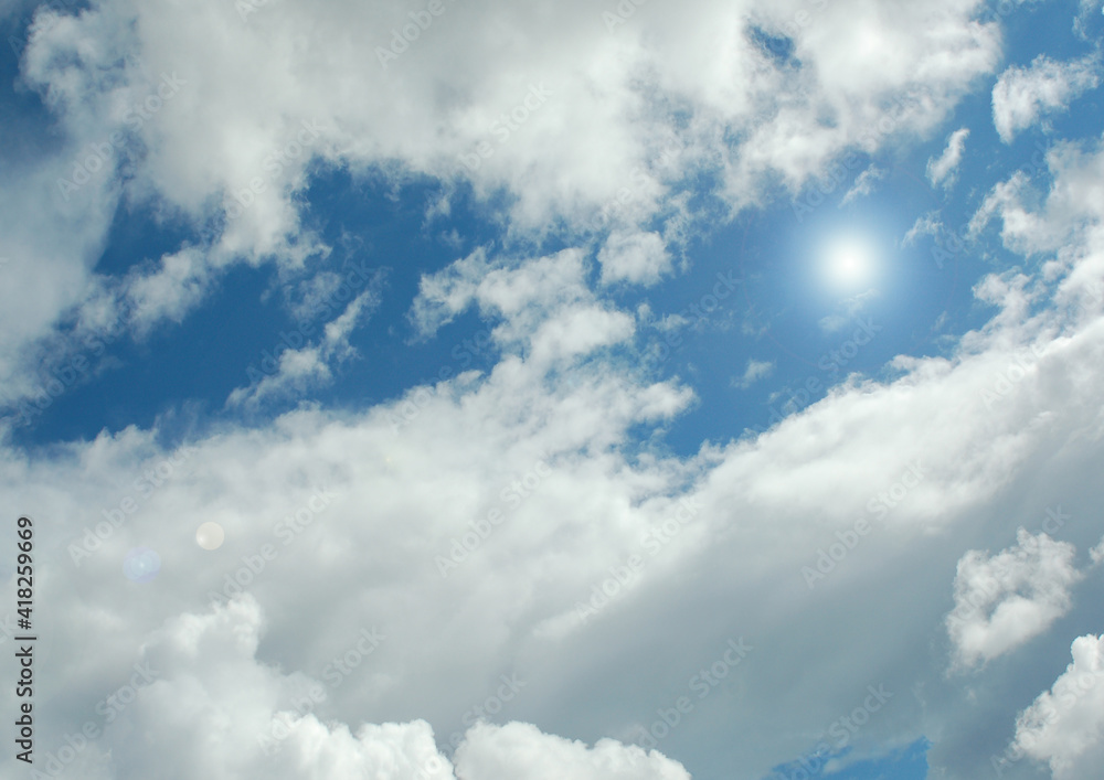 Obraz premium Cloudy sky background