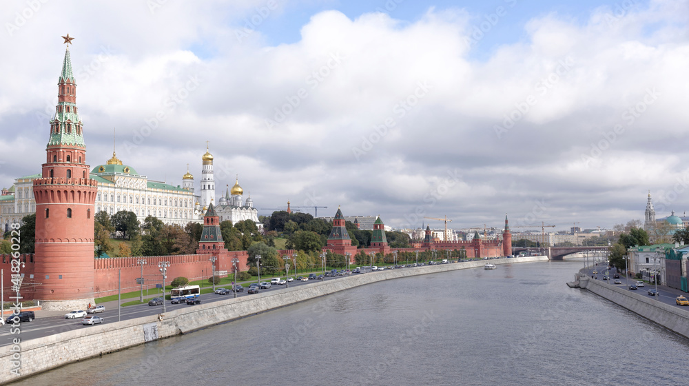 View of the Kremlin from Moscow - the river