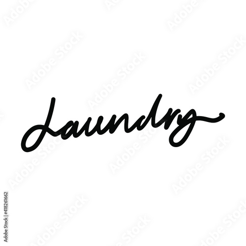 Laundry quotes for your design. Hand lettering
