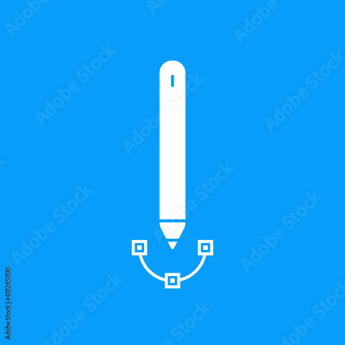 white digital pencil like stylus