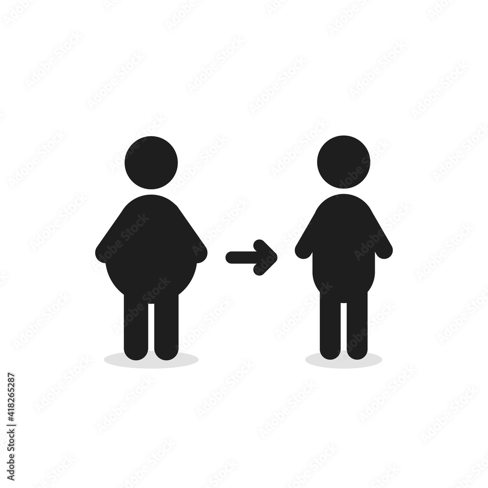 fat man turns into thin figure fat man turns into thin figure