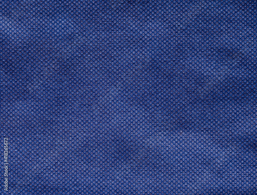 Navy blue texture background of nonwoven fabric