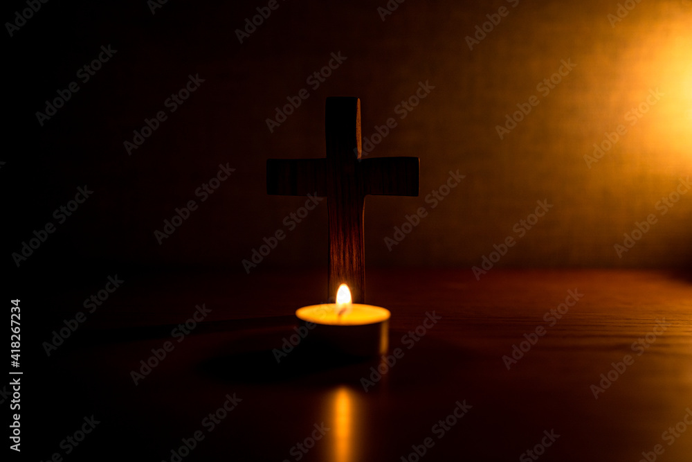 The candlelight cross.
