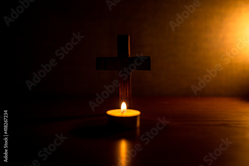 The candlelight cross.