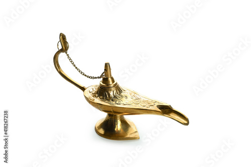 Photography Magic Ramadan lamp isolated on white background