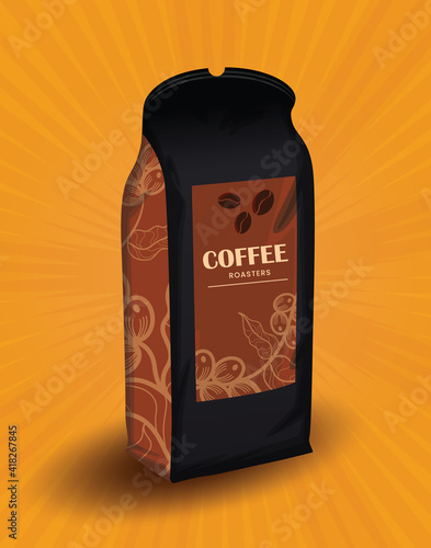 Coffee packaging - Vector illustration
