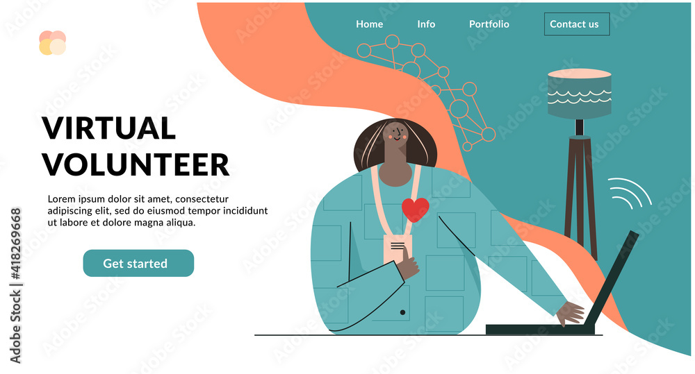 Volunteering, volunteer services, altruistic job activity concept