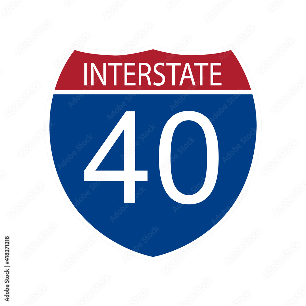 Fototapeta premium Interstate highway road