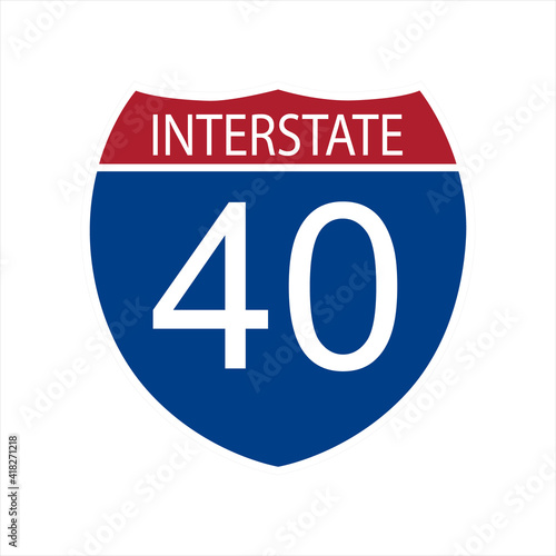 Interstate highway road
