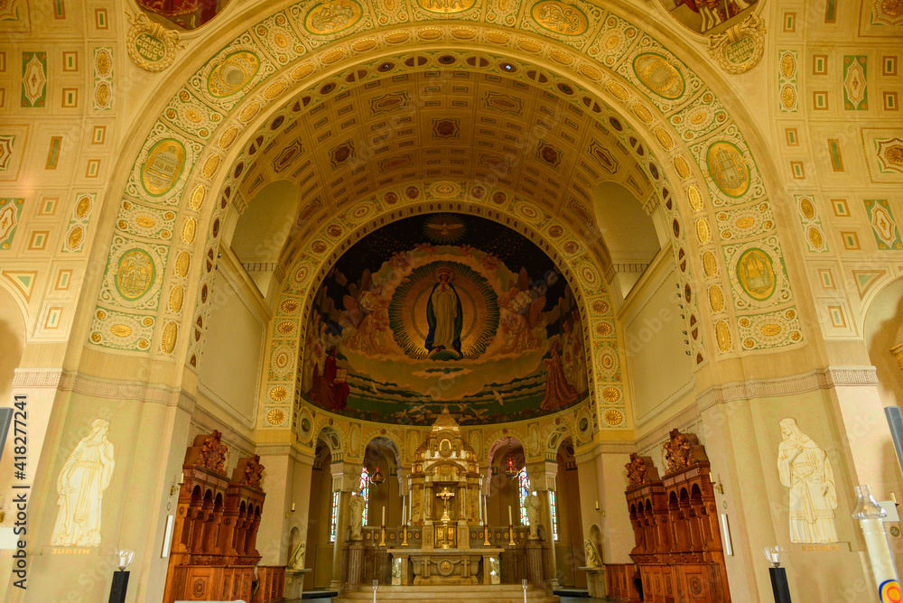 Obraz premium Innenansicht Kirche St. Maria in Sankt Gallen
