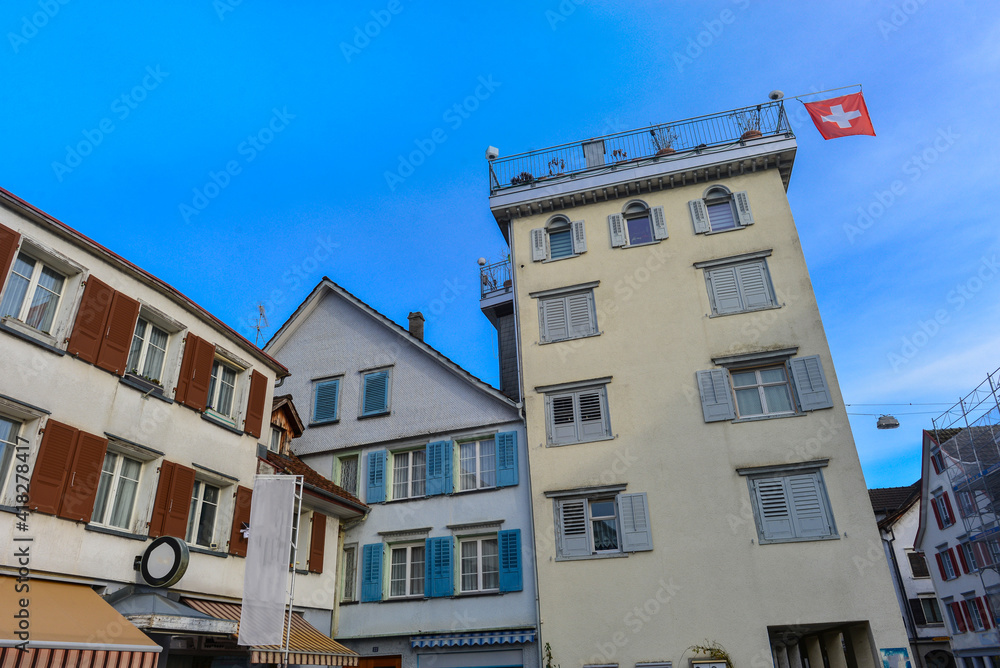 Obraz premium Altstadt Arbon im Kanton Thurgau / Schweiz