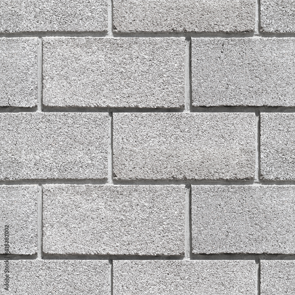Naklejka premium Seamless background texture of gray wall. Square photo