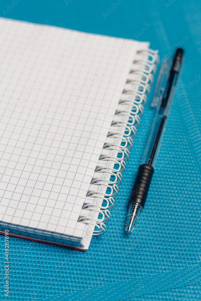 notepads work desk pen paper work close-up office notepads work desk pen paper work close-up office