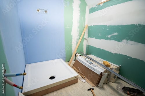 Foto Salle de bain en travaux