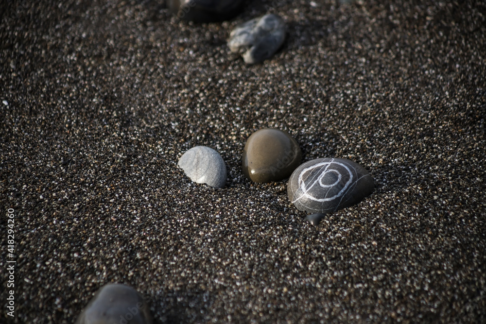 Sea shore with stones and foam, pebble seascape. Sea shore with stones and foam, pebble seascape.