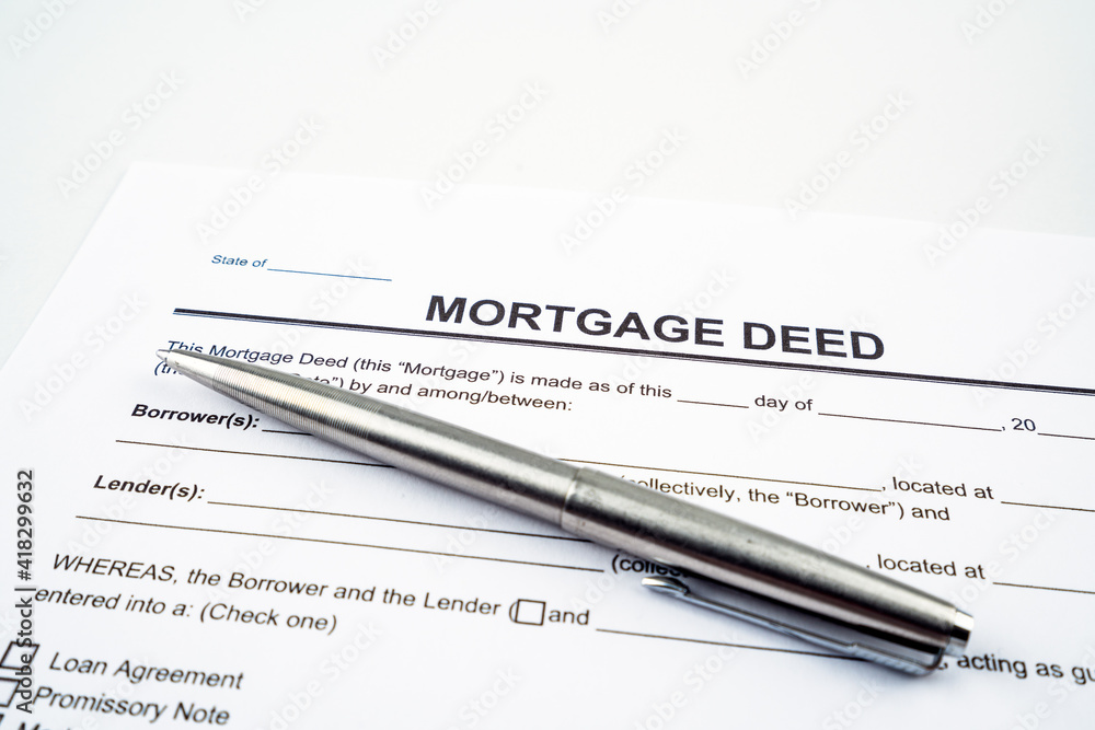 Mortgage deed letter form contract. Mortgage deed letter form contract.