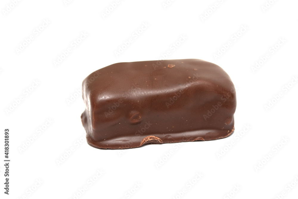 chocolate candies on white background chocolate candies on white background