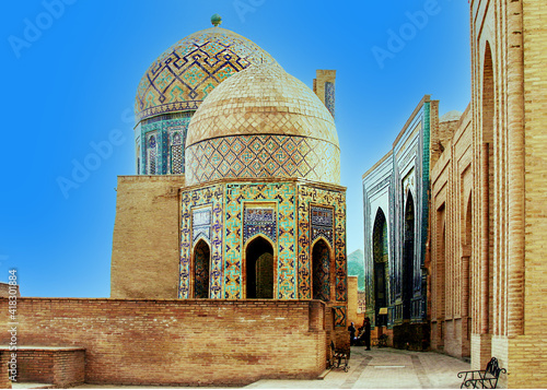 Shah-i-zinda necropolis, Samarkand, Uzbekistan.