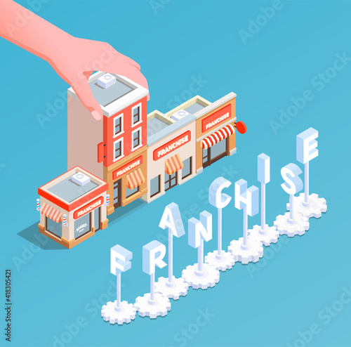 Franchise Isometric Concept