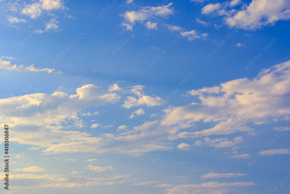 Naklejka premium Background Pattern Beautiful Blue Sky with Cloudy.