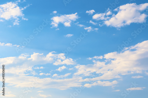 Background Pattern Beautiful Blue Sky with Cloudy.
