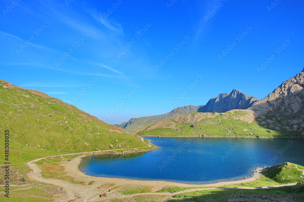 Snowdonia National Park in the summer sun