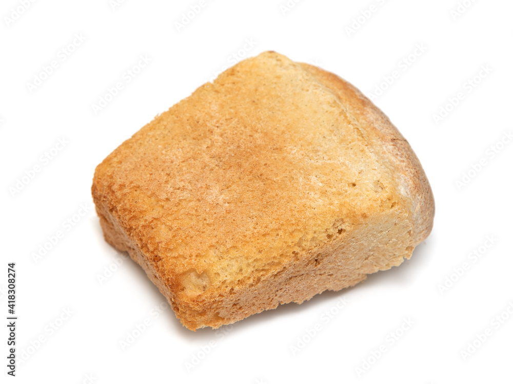 slice of white bread isolated on white background slice of white bread isolated on white background