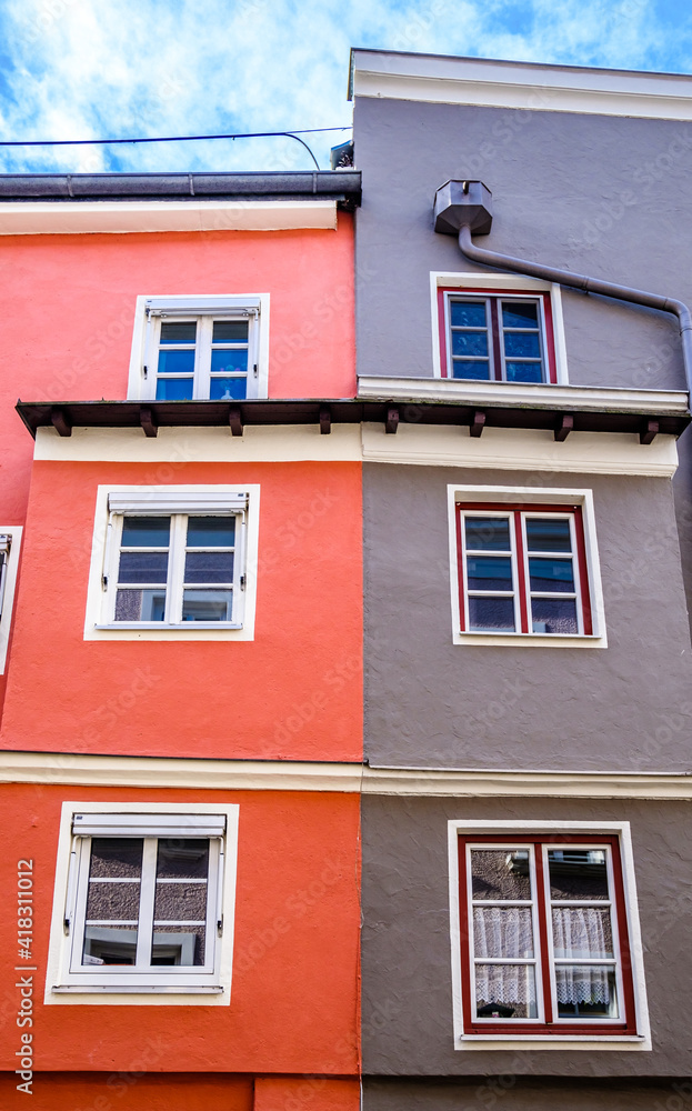 Obraz premium old window at a facade