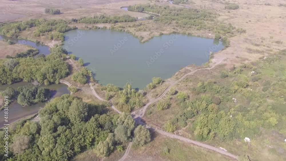Heart lake real shaped fly landscape of love
natural wonder in nature environment. Symbol and sign of love and hope save planet Heart lake real shaped fly landscape of love
natural wonder in nature environment. Symbol and sign of love and hope save planet