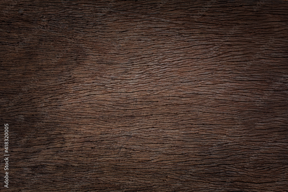 Fototapeta premium Old wooden background with beautiful pattern,Dark wood texture background.