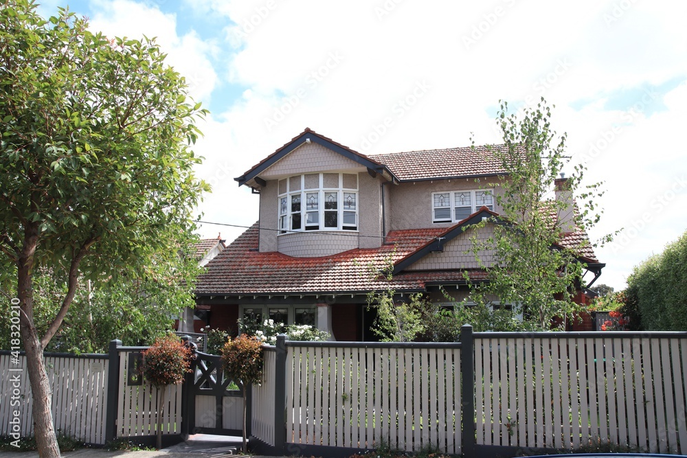 Suburban house in Melbourne Victoria Australia Suburban house in Melbourne Victoria Australia