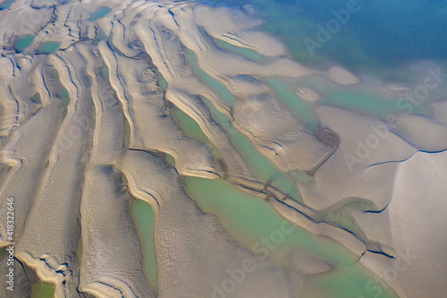 La Baie de somme pendant les grandes marées photo