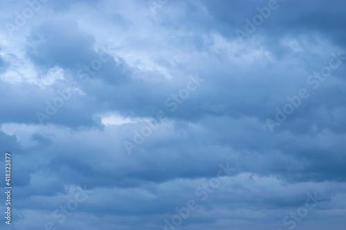 blue sky with clouds