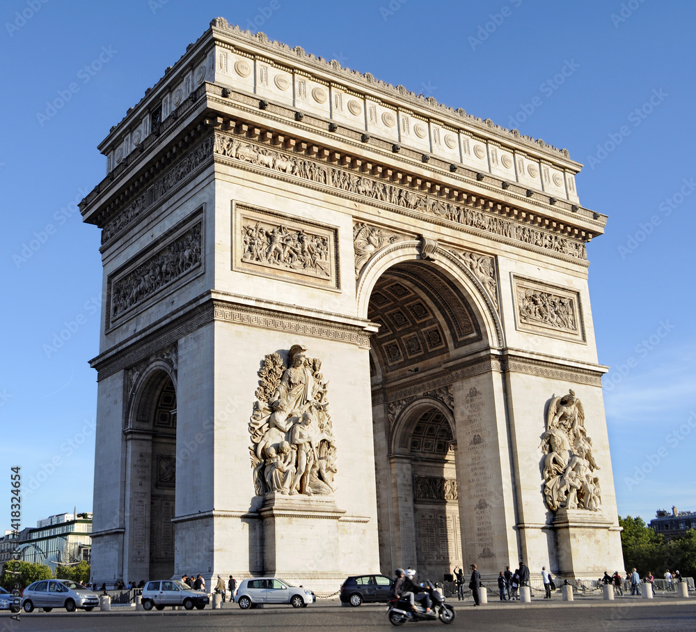  Arc de Triomphe in Paris, France
