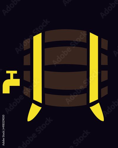 Barrel of beer