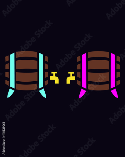 Barrel of beer